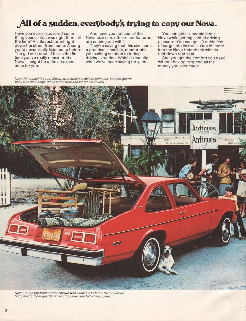 1977 Chevrolet Nova Canadian Brochure Page 5